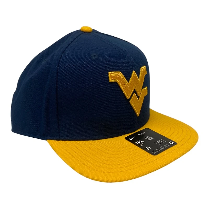 West Virginia Mountaineers Navy Nike NCAA Pro Snapback Hat