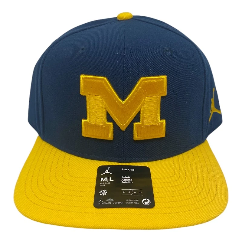 Michigan Wolverines Navy Nike NCAA Pro Snapback Hat