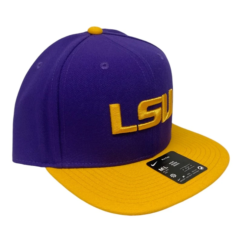 LSU Tigers Purple Nike NCAA Pro Snapback Hat