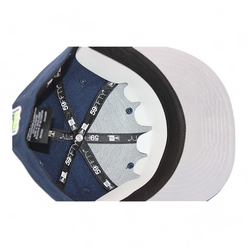 Seattle Seahawks Navy "DPM NFL Pack" Super Bowl XLVIII Patch Gray UV New Era 59Fifty Fitted Hat