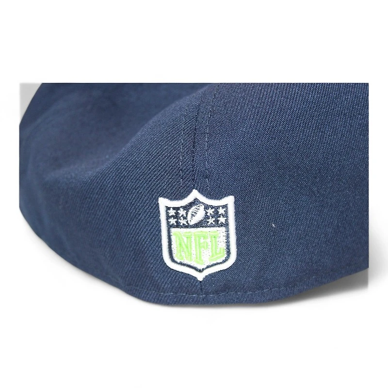 Seattle Seahawks Navy "DPM NFL Pack" Super Bowl XLVIII Patch Gray UV New Era 59Fifty Fitted Hat