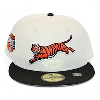 Cincinnati Bengals Cream and Black "DPM NFL Pack" 1999 Pro Bowl Patch Gray UV New Era 59Fifty Fitted Hat