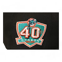 Miami Dolphins Black "DPM NFL Pack" 40 Seasons Patch Gray UV New Era 59Fifty Fitted Hat