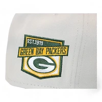 Packers Stone and Green "DPM NFL Pack" Established 1919 Patch Gray UV New Era 59Fifty Fitted Hat