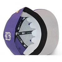 Baltimore Ravens Purple "DPM NFL Pack" Super Bowl XXXV Patch Gray UV New Era 59Fifty Fitted Hat