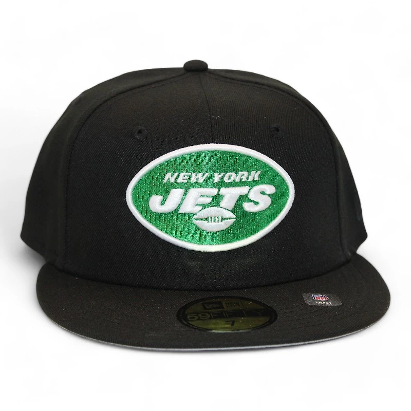 New York Jets Black "DPM NFL Pack" Metallic Logo Gray UV Era 59Fifty Fitted Hat