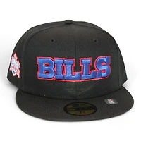 Buffalo Bills Black "DPM NFL Pack" Super Bowl XXVII Patch Gray UV New Era 59Fifty Fitted Hat