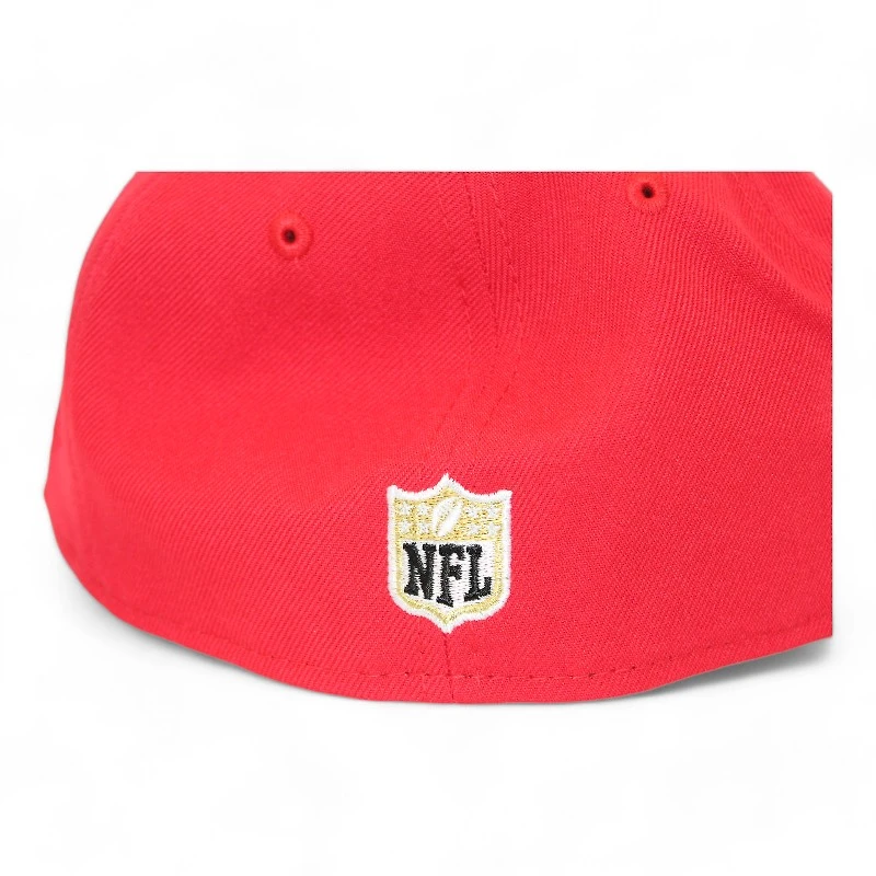 Kansas City Chiefs Red and Black "DPM NFL Pack" 60 Seasons Patch Gray UV New Era 59Fifty Fitted Hat