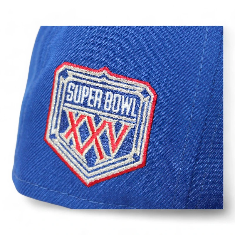 New York Giants Blue "DPM NFL Pack" Super Bowl XXV Patch Gray UV Era 59Fifty Fitted Hat