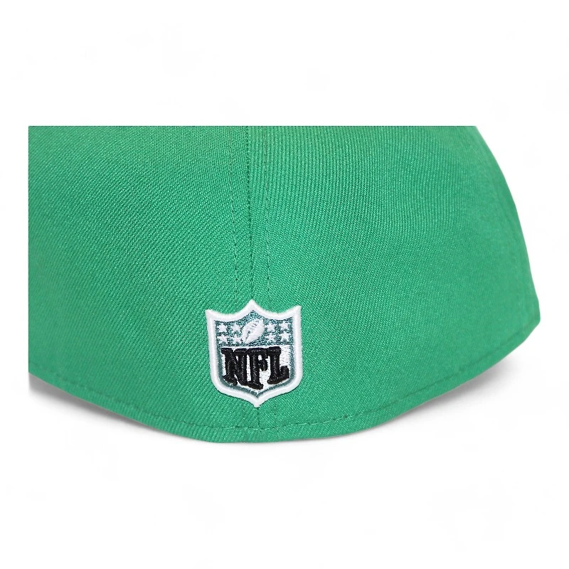 Philadelphia Eagles Kelly Green "DPM NFL Pack" Super Bowl XV Patch Gray UV New Era 59Fifty Fitted Hat
