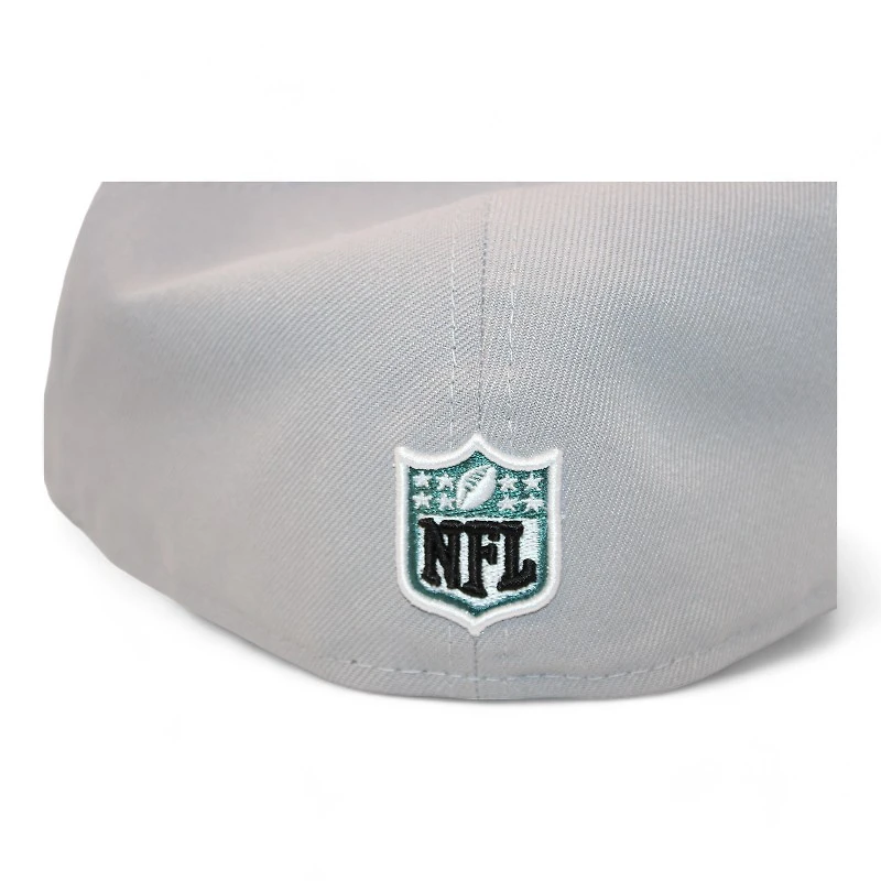 Philadelphia Eagles Gray and Black "DPM NFL Pack" Super Bowl LII Patch UV New Era 59Fifty Fitted Hat