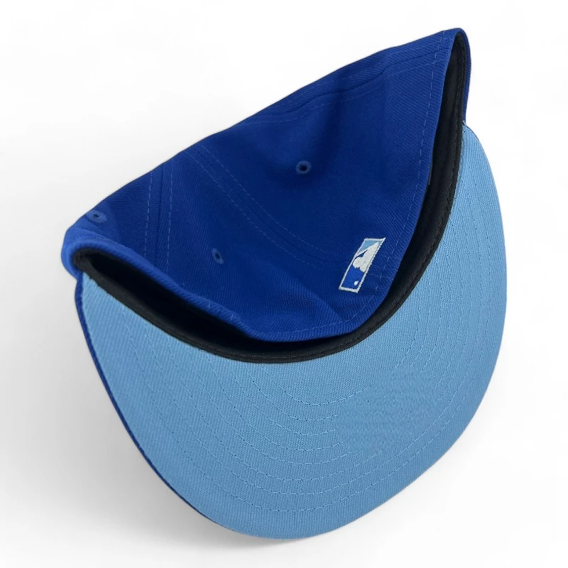 Los Angeles Dodgers Royal Blue "Icy Pack" 60th Anniversary Patch Icy UV New Era 59FIFTY Fitted Hat