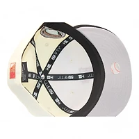 Pittsburgh Pirates Cream and Black Three Rivers Stadium Patch Gray UV New Era 59Fifty Fitted Hat