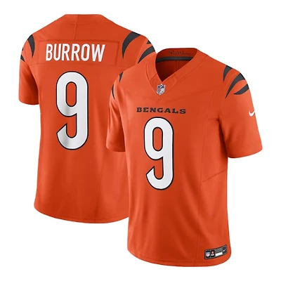 Cincinnati Bengals Joe Burrow Orange Nike Vapor F.U.S.E Limited Jersey