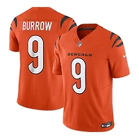 Cincinnati Bengals Joe Burrow Orange Nike Vapor F.U.S.E Limited Jersey