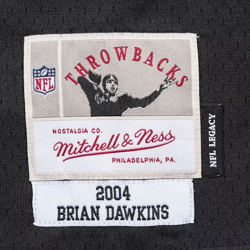 Philadelphia Eagles Brian Dawkins Black 2004 Mitchell & Ness Legacy Jersey