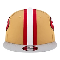 San Francisco 49ers Gold NFL Helmet Pack New Era 9FIFTY Snapback Hat