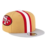 San Francisco 49ers Gold NFL Helmet Pack New Era 9FIFTY Snapback Hat