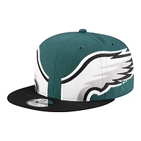 Philadelphia Eagles Green NFL Helmet Pack New Era 9FIFTY Snapback Hat