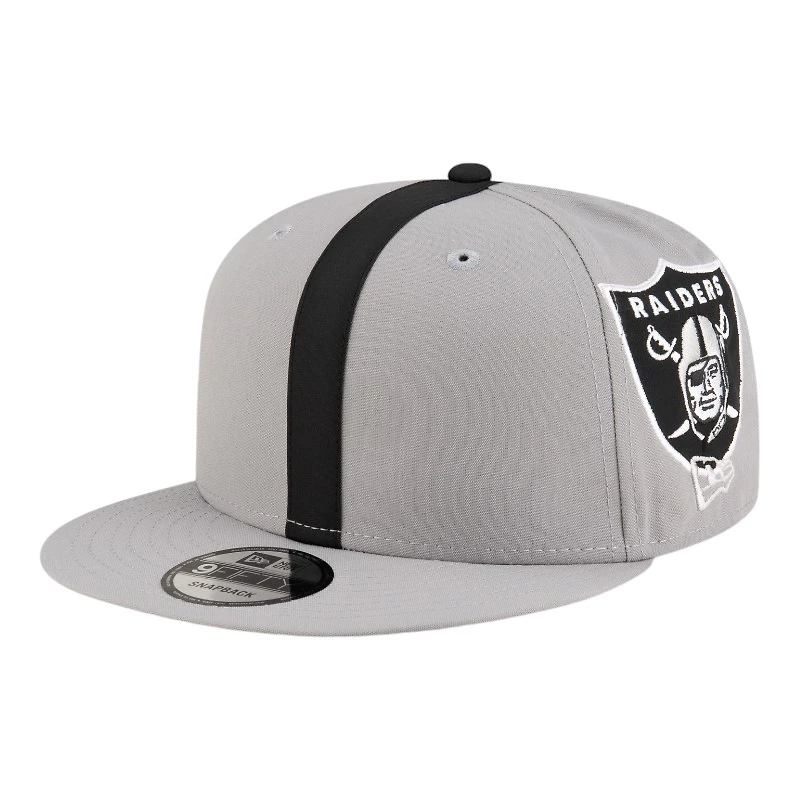 Las Vegas Raiders Gray NFL Helmet Pack New Era 9FIFTY Snapback Hat