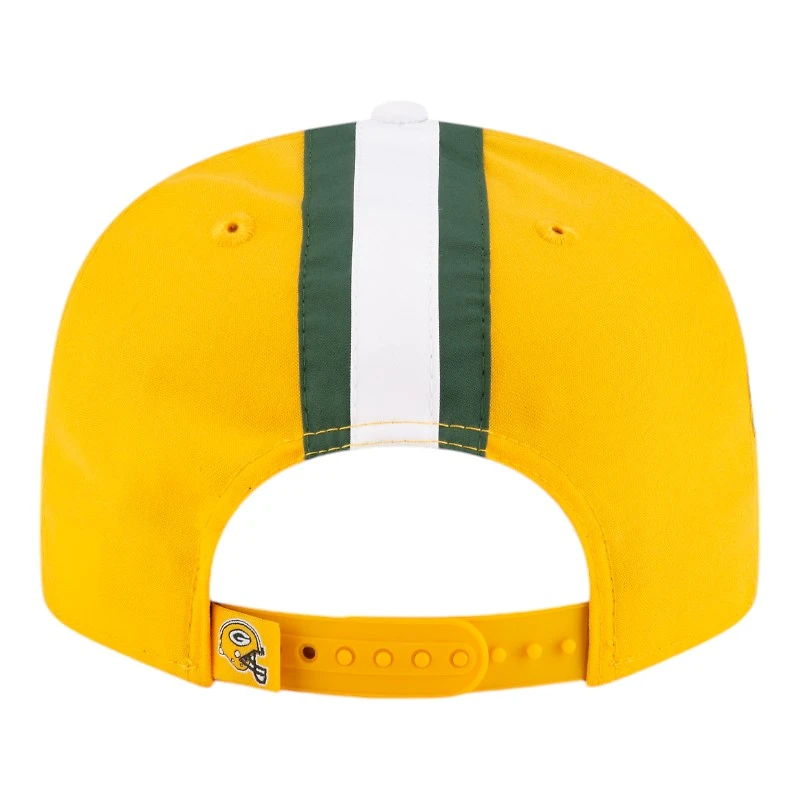 Green Bay Packers Yellow NFL Helmet Pack New Era 9FIFTY Snapback Hat