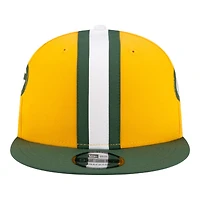 Green Bay Packers Yellow NFL Helmet Pack New Era 9FIFTY Snapback Hat