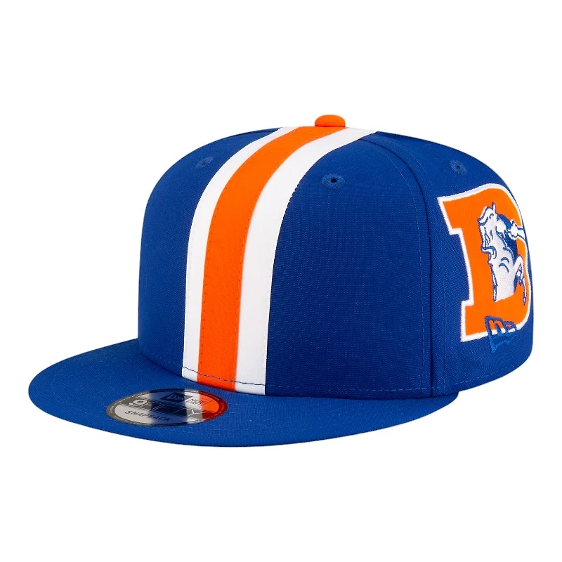 Denver Broncos Royal Blue Throwback NFL Helmet Pack New Era 9FIFTY Snapback Hat
