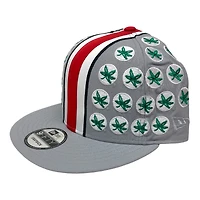 Ohio State Buckeyes Gray NFL Helmet Pack New Era 9FIFTY Snapback Hat