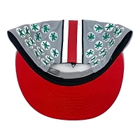 Ohio State Buckeyes Gray NFL Helmet Pack New Era 9FIFTY Snapback Hat