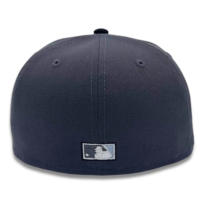 Los Angeles Angels Graphite and Black 50th Anni Patch Pink UV New Era 59FIFTY Fitted Hat