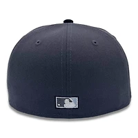 Los Angeles Angels Graphite and Black 50th Anni Patch Pink UV New Era 59FIFTY Fitted Hat