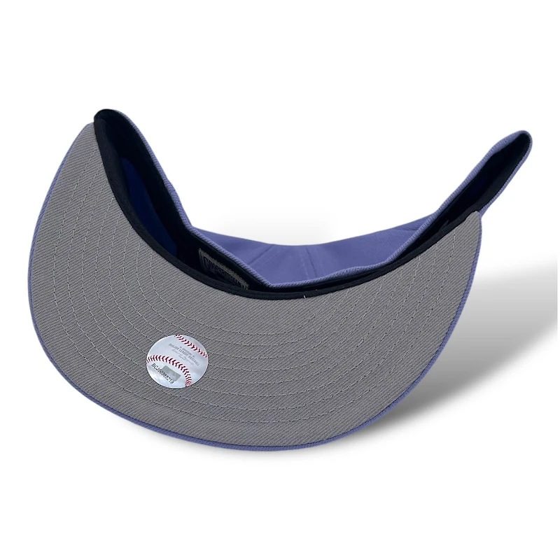 Minnesota Twins Purple State Patch Gray UV New Era 59FIFTY Fitted Hat
