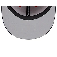 Kansas City Monarchs Red and Navy Original Big League Chew Gray UV New Era 59FIFTY Fitted Hat