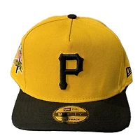 Pittsburgh Pirates Yellow and Black Clemente Patch New Era 9FIFTY A-Frame Snapback Hat