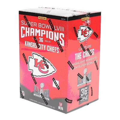 Panini America NFL Panini Super Bowl LVIII Champs Kansas City Chiefs Box Set | 36 Trading Cards