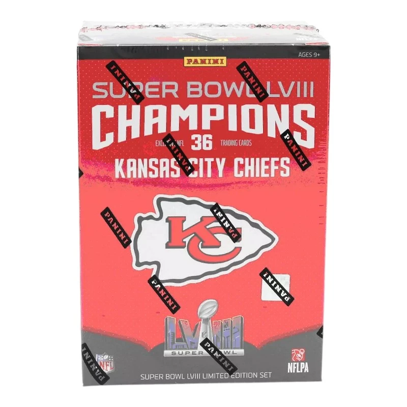 Panini America NFL Panini Super Bowl LVIII Champs Kansas City Chiefs Box Set | 36 Trading Cards