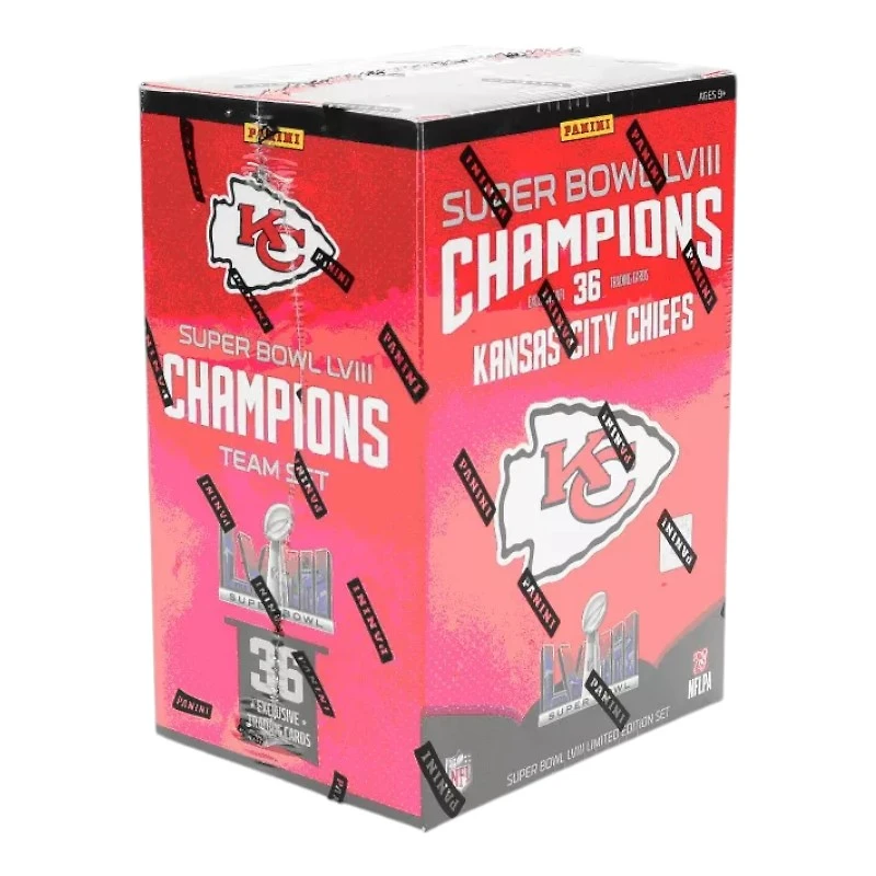 Panini America NFL Panini Super Bowl LVIII Champs Kansas City Chiefs Box Set | 36 Trading Cards