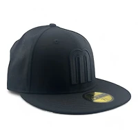 Mexico Black on Flag Batterman UV New Era 59FIFTY Fitted Hat