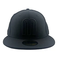 Mexico Black on Flag Batterman UV New Era 59FIFTY Fitted Hat