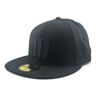 Mexico Black on Flag Batterman UV New Era 59FIFTY Fitted Hat