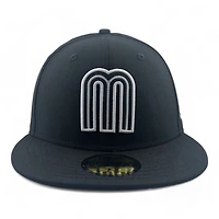 Mexico White on Black Batterman UV New Era 59FIFTY Fitted Hat
