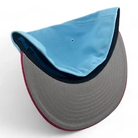 Mexico Blue and Pink Ombre Logo Flag Patch Gray UV New Era 59FIFTY Fitted Hat