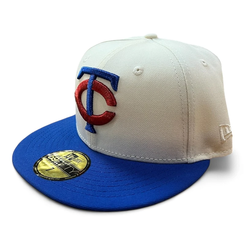 Minnesota Twins Chrome and Royal Blue 2010 Inaugural Season Patch Gray UV 59FIFTY Fitted Hat