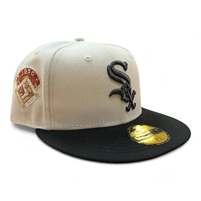 Chicago White Sox Chrome and Black 1950 ASG Patch Gray UV 59FIFTY Fitted Hat