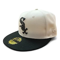 Chicago White Sox Chrome and Black 1950 ASG Patch Gray UV 59FIFTY Fitted Hat