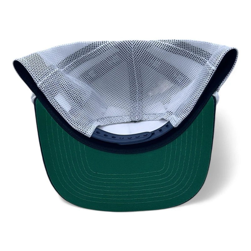 Seattle Mariners Navy and White Mesh New Era White Rope Golfer Snapback hat