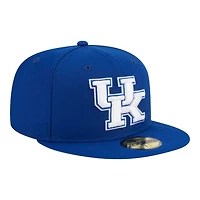 Kentucky Wildcats Royal Blue Batterman NCAA New Era 59FIFTY Fitted Hat