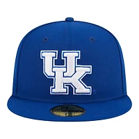 Kentucky Wildcats Royal Blue Batterman NCAA New Era 59FIFTY Fitted Hat