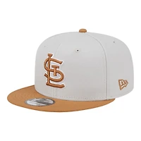 St. Louis Cardinals Khaki Brown Color Pack Gray UV New Era 9FIFTY Snapback Hat