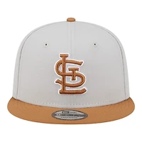 St. Louis Cardinals Khaki Brown Color Pack Gray UV New Era 9FIFTY Snapback Hat